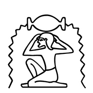 Egyptian Hieroglyph-#1351C