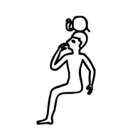 Egyptian Hieroglyph-#13626