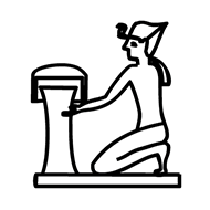 Egyptian Hieroglyph-#136A3