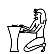 Egyptian Hieroglyph-#136C9