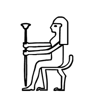 Egyptian Hieroglyph-#1370C