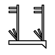 Egyptian Hieroglyph-#13A24