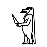Egyptian Hieroglyph-#13ABA