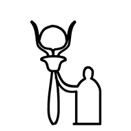 Egyptian Hieroglyph-#1400C