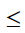 Less-Than Or Equal To