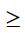 Greater-Than Or Equal To