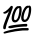 Hundred Points Symbol