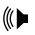 Right Speaker With Three Sound Waves