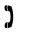 Right Hand Telephone Receiver