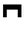 Upper Half Heavy White Square